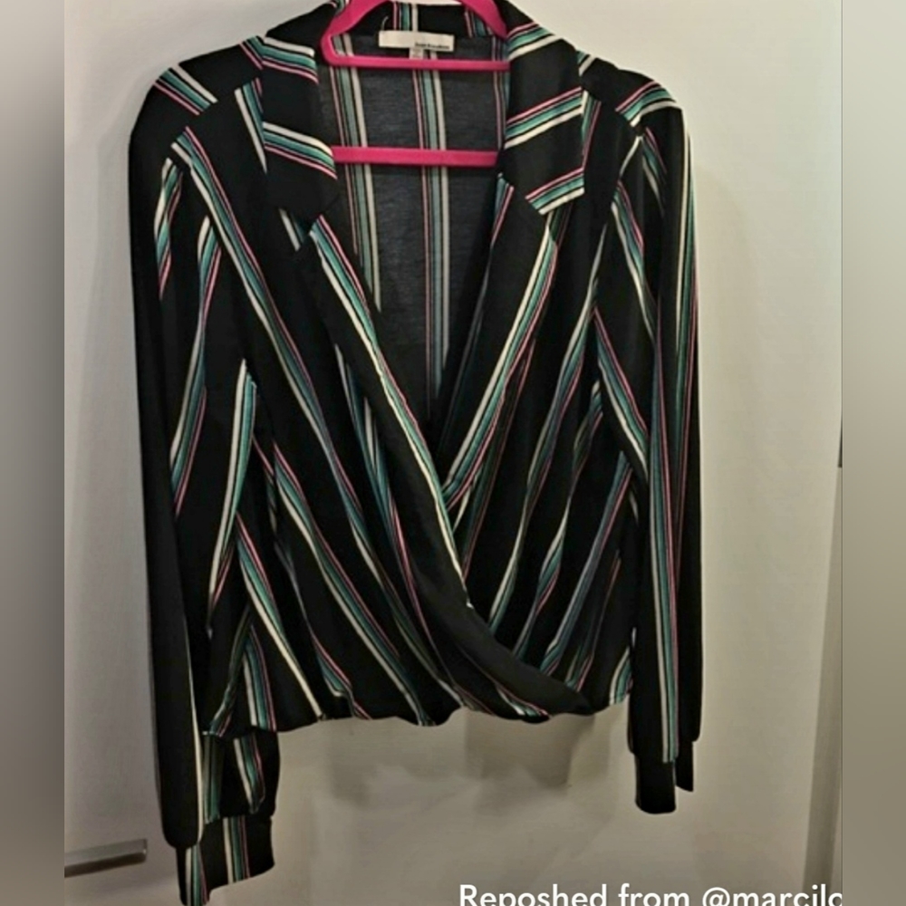 JUNE & HUDSON NWOT Black Top size XL